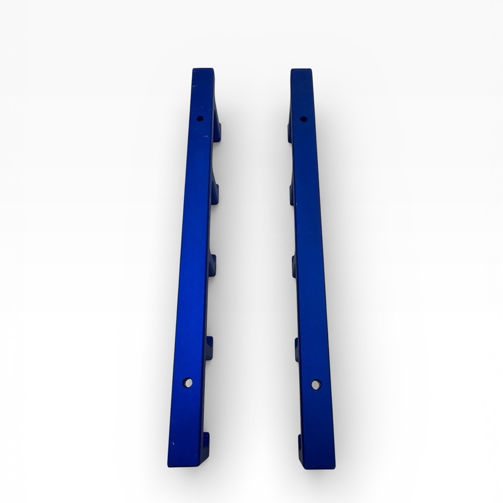 Two Wall Rack Hooks Blue Cast Iron - Picture 8 of 16